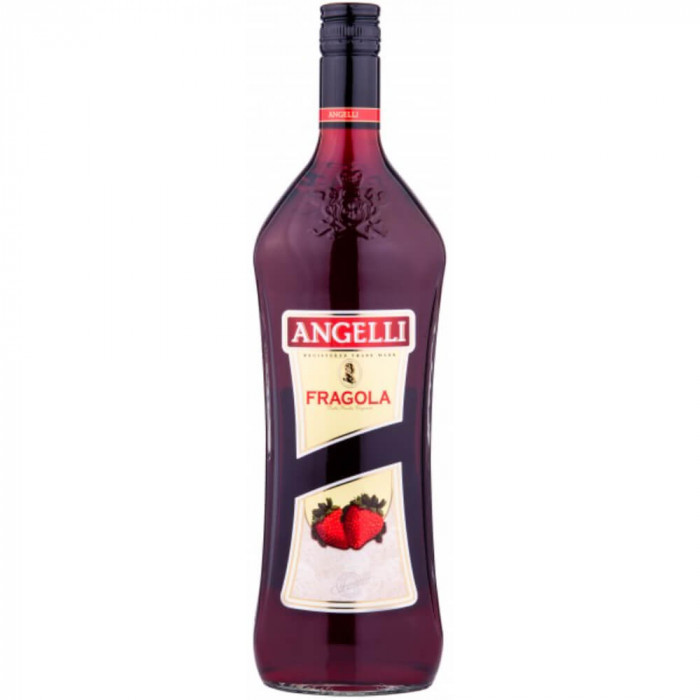 Lichior Angelli Fragola 1L, Alcool 15%, Angelli Lichior, Lichior cu Fructe, Lichior cu Alcool, Lichior Fructe Alcool, lichior Alcool Angelli, Bauturi