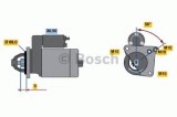 Starter RENAULT LAGUNA II (BG0/1) (2001 - 2016) BOSCH 0 986 018 360