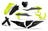 MBS Kit plastice complet KTM SX/SX-F 250/350/450 2019-2021, negru/gri/galben-neon, Cod Produs: KTKIT528111