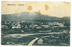 2827 - BISTRITA, Panorama, Romania - old postcard, CENSOR - used - 1917 foto