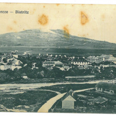 2827 - BISTRITA, Panorama, Romania - old postcard, CENSOR - used - 1917