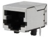 Conector RJ45 Ecranat BEL FUSE THT 8P8C Soclu PCB Unghi 90 Grade