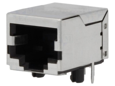 Conector RJ45 ecranat, THT, 8P8C foto