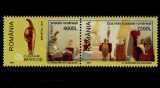 RO 2001 LP 1540 &quot;Ziua marcii postale romanesti- C. Brancusi&quot; , serie ,MNH, Nestampilat