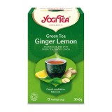 Ceai verde cu ghimbir si lamaie, 17 plicuri, Yogi Tea