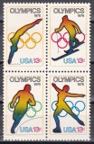 SUA 1976 - Jocurile Olimpice de iarnă și de vară - Innsbruck și Montreal, in bloc, MNH