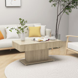 Gossi masuta de cafea, stejar sonoma, 96x50x45 cm, lemn prelucrat
