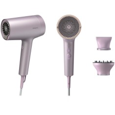 Uscator de par Philips Seria 7000 BHD723/10, 1800W, tehnologie ThermoShield Advanced cu 2 senzori, ingrijire cu ioni 360, 4 moduri de coafare, 2 vitez
