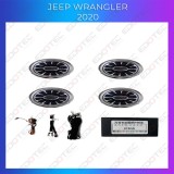 Lumini ambientale pentru Jeep Wrangler 2020, guri ventilatie, control din telefon
