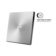 Asus Zen Drive SDRW-08U7M-U 8x DVD Slim Burner MDisk USB2.0 Argintiu foto