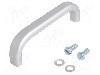 Maner aluminiu, 96mm, gri, MENTOR - 277.2