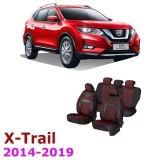 Cumpara ieftin Huse scaune dedicate NISSAN X-TRAIL T32 2014 - 2019 piele si textil