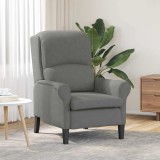 vidaXL fotoliu Gri &icirc;nchis 76 x 94 x 102 cm Microfibră 42009872
