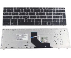 Tastatura HP Argintie 9Z.N6GSF.30F rama, 9Z.N6GSF.30G rama, 9Z.N6GSF.30S rama, 9Z.N6GSF.30U rama, 9Z.N6GSF.401