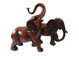 Statuete decorative, 2 Elefanti, Maro, 21 cm, LC017L