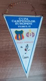 D9 - Fanion - fotbal - Steaua Bucuresti - SC Anderlecht - CCE - 5 noiembrie 1986