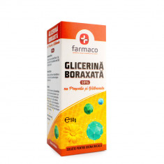 Glicerina Boraxata cu Propolis si Galbenele, Farmaco, 50 g foto