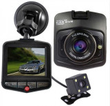Camera Auto Dubla iUni Dash 806, Full HD, 2.5inch,Parking monitor, G senzor, Senzor de miscare, IR (Negru)