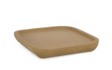 Cumpara ieftin Tava decorativa otel ocru Alligator 30x30x6h
