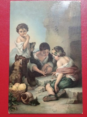Pictura de Murillo, vedere litho Stengel foto