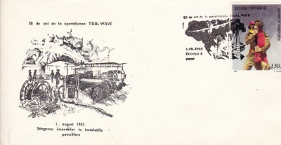 ROMANIA 1989 LP 1216 OAMENI IN SLUJBA VIETII/50 ANI DE LA OPERATIUNEA TIDAL WAVE foto