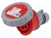 Conector alimentare AC, IEC 60309, IP66, IP67, 16A, 400V AC, 7 pini, PCE - 2172-6V