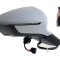 Oglinda exterioara Seat Ateca (Kh7), 06.2020-, montare dreapta, reglaj electric; grunduit; incalzit; sticla convexa; geam cromat; 16 gauri / 6 pini;