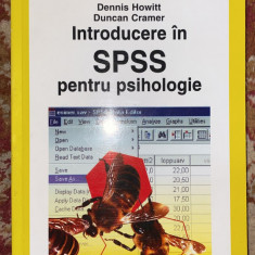 INTRODUCERE IN SPSS PENTRU PSIHOLOGIE,DENNIS HOWITT/POLIROM 2006/CA SI NOUA