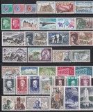 Franta 1969 - AN COMPLET, 30 Serii, 4 Poze, MNH, Nestampilat