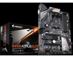 Placa de baza gigabyte socket am4 b450 aorus elite amd foto