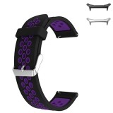 Curea din silicon compatibila cu Samsung Galaxy Watch Ultra2, Telescoape QR, 22mm, Black Berry