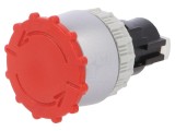 Comutator Siguranță SPAMEL 22mm Roșu IP65 ST22 Poz. 2
