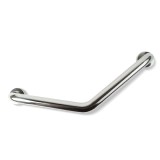 Bara de sprijin baie &icirc;nclinata 45&deg; &ndash; otel inoxidabil cromat &ndash; 25 + 25 cm &ndash; max 200 kg Best CarHome, Bewello