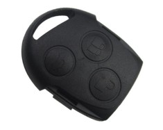 Carcasa cheie auto Techstar cu 3 butoane pentru Ford &ndash; compatibila Focus, Mondeo, Fusion, Fiesta