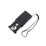 Lupă Dublă Profesională 30X / 60X &ndash; LED Alb + UV &ndash; Pentru Ceasornicari,