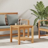 vidaXL Masă de cafea Maro 45 x 45 x 45 cm Lemn masiv de tec