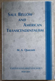 SAUL BELLOW AND AMERICAN TRANSCENDENTALISM-M.A. QUAYUM