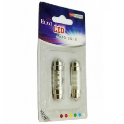 Set Becuri Auto T11 Bulb 4 LED foto