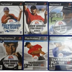 Joc PS2 Tiger Woods PGA Tour 2001 + 2002+ 2003 + 2005 + 06 + 07
