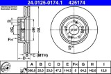 Disc frana ATE 24.0125-0174.1