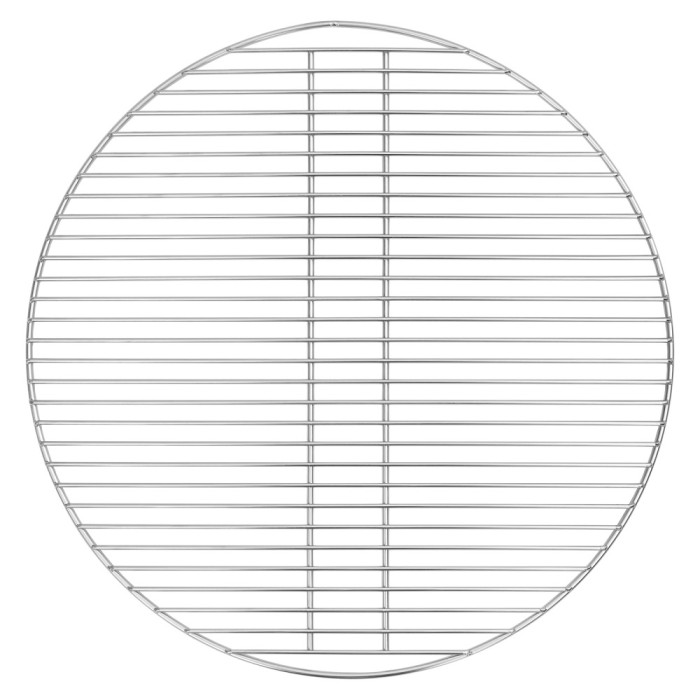 vidaXL Grătar pentru grătar Argintiu 57 x 57 cm Oţel inoxidabil