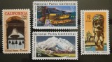 BC571, SUA, lot 4 timbre turism, parcuri nationale, peisaje, Nestampilat