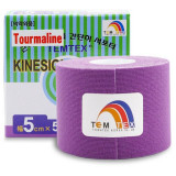 Temtex Tape Classic bandă elastică muschii si articulatiile culoare Purple 1 buc