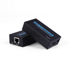 Adaptor, Extensie prelungire HDMI prin cablu retea RJ45 cat 5e/6, max 60M