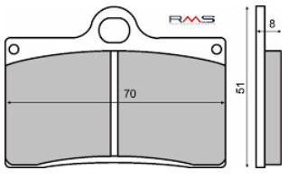 Placute frana (Sinter) Cagiva Mito 125 &#039;92-&#039;05 Cod Produs: MX_NEW 225100522RM
