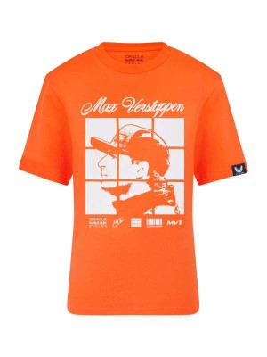 Red Bull Racing tricou de copii Max Verstappen - MV1 orange F1 Team 2024 - 146 CM foto