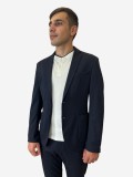 Sacou barbati cu croiala Slim fit Joog Suit bleumarin inchis (Marime: 52)