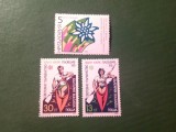 2 Serii Bulgaria : 1985 -Org.Turistica Floare de Colt 1 val. si 1989 Sport Caiac Canoe 2 valori