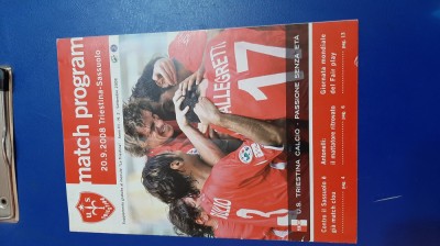 program Triestina - Sassuolo foto