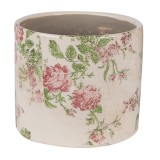 Ghiveci flori ceramica multicolora Rose 12x10 cm